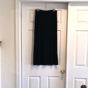 Classic Long Black Skirt